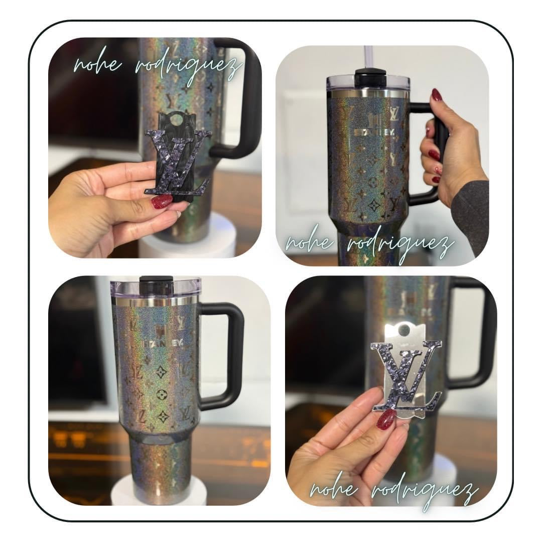 Engraved Luxe inspired Tumbler Quencher w accessories