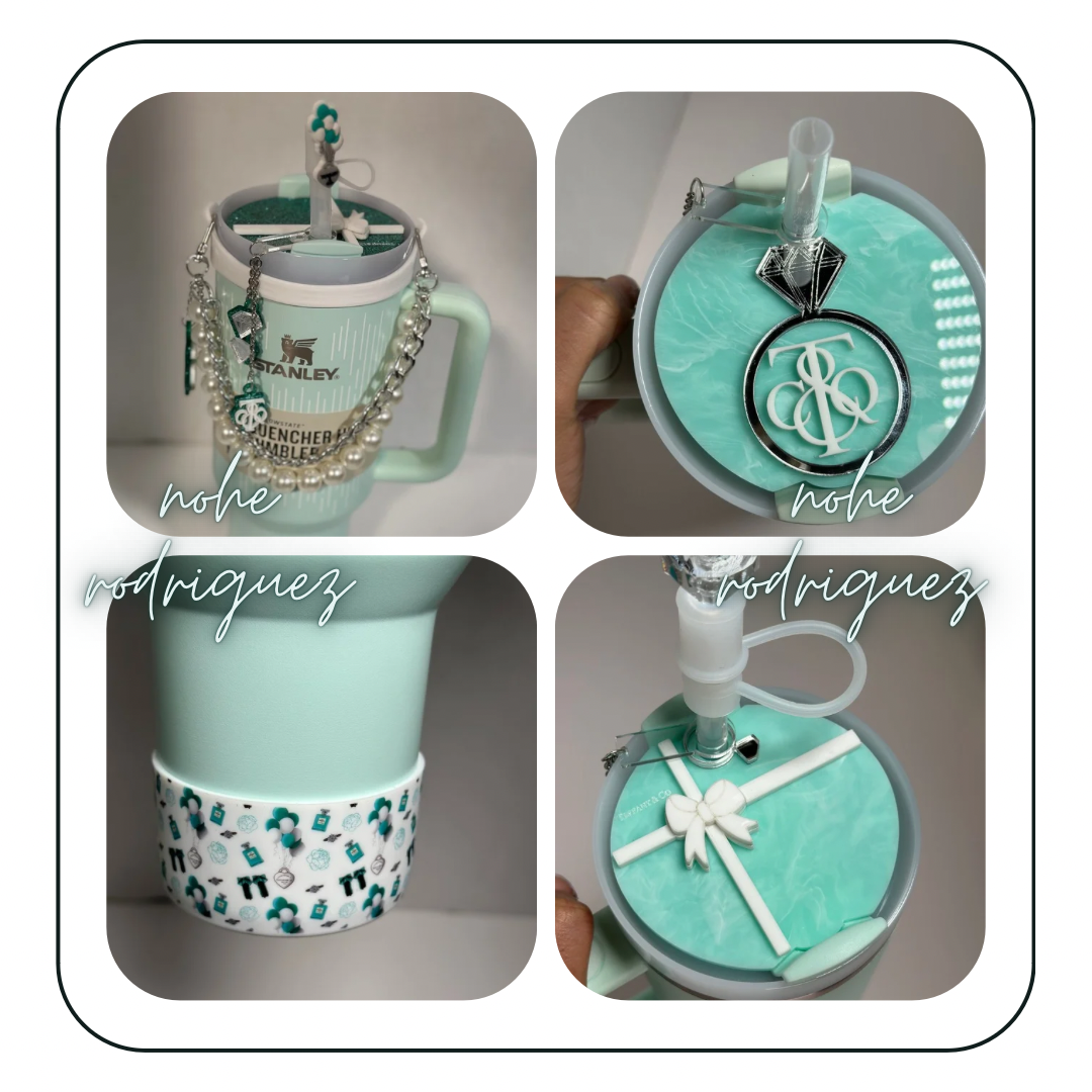 Luxury-Inspired Boot Tumbler Accessory Set