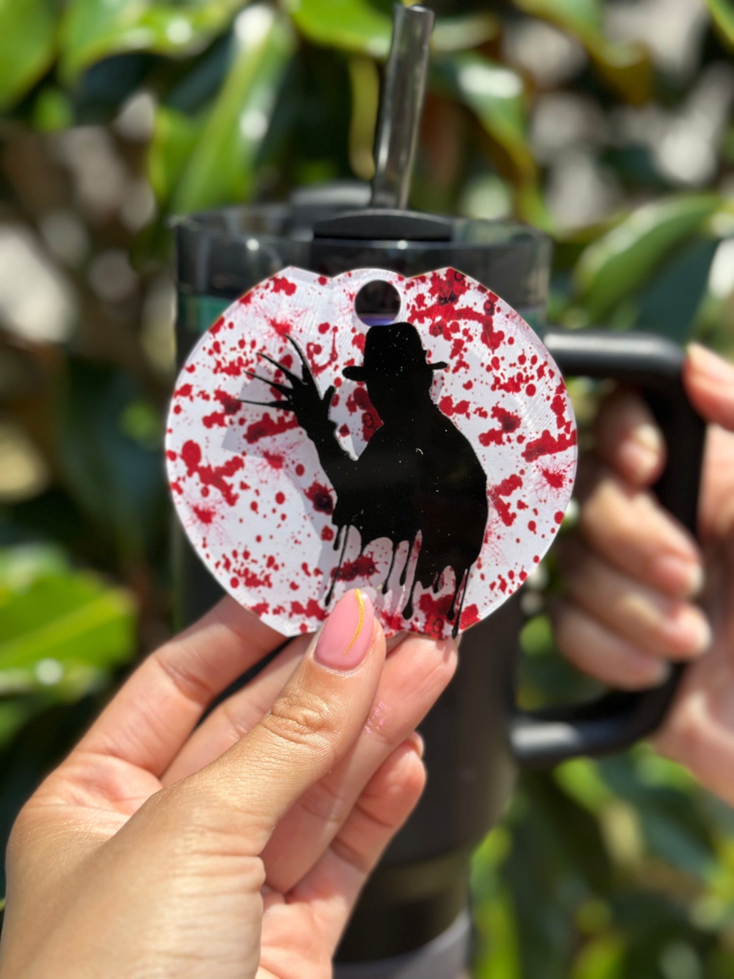 Freddy Tumbler Topper Horror Movie inpso Tumblers Cup Accessories Halloween Tumbler Topper Tumbler Slasher Spooky Season