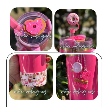 Silicone Tumbler Pink Coffee Lover Tumbler Boots

Description:
Add a splash of fun to your tumbler with these charming Pink Coffee Lover Tumbler Boots! Designed with adorable coffee cups, donuts, and all your café favorites, these boots are a stylish way