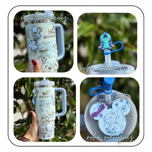 ✨ Bring the magic of  blue alien and Ohana to your tumbler!
