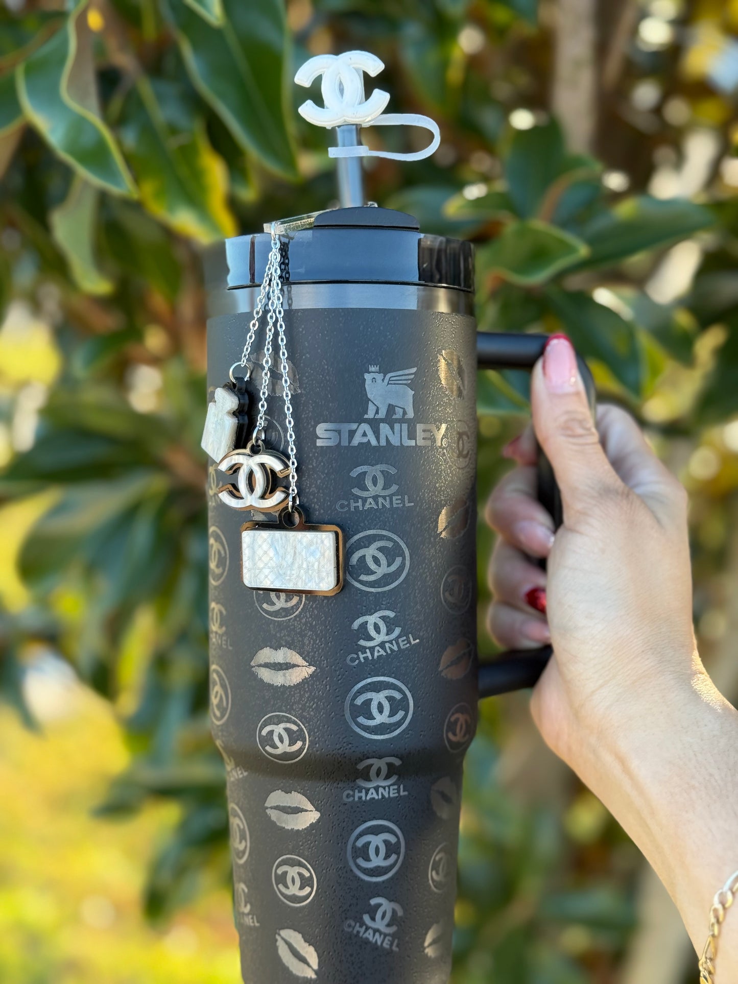 Fancy Designer inspired Tumbler Quencher