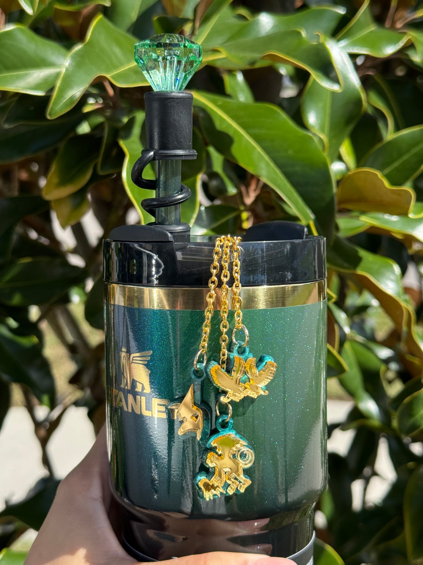 Wicked-Inspired Tumbler Accessory Set stanley inspired Topper and Charm set