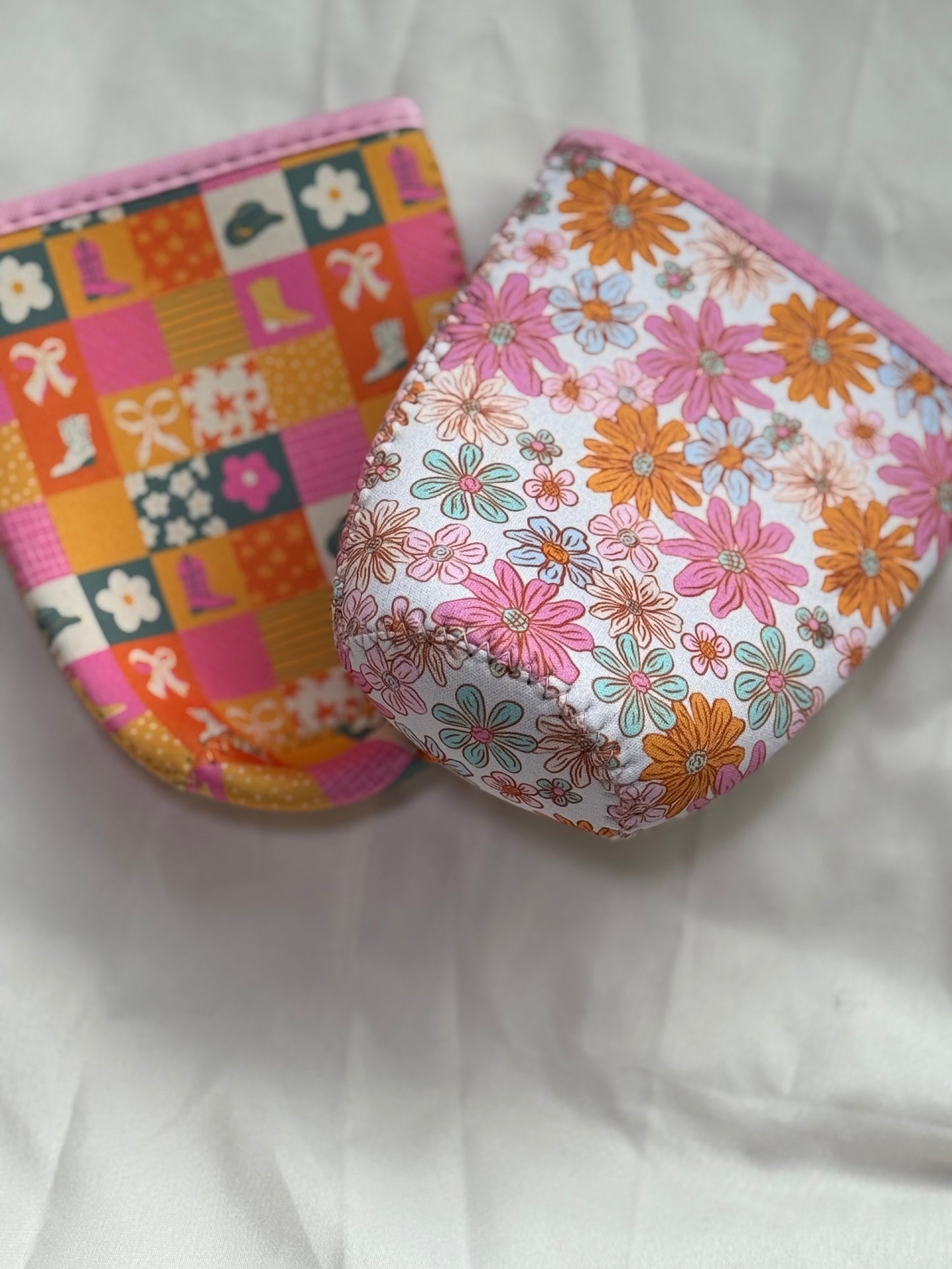 🤎 Western Cowgirl Coffee Cozy – 16-18oz Reusable Sleeve for Hot & Iced Drinks