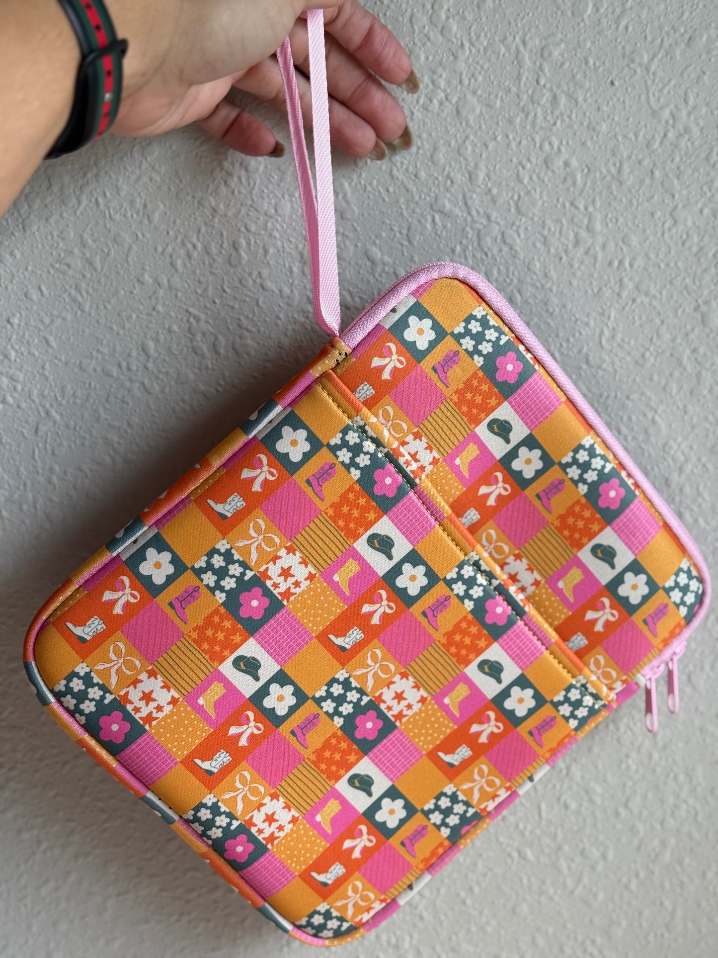 Western Dreamer E-Reader Cozy | Holds Books, Kindle, iPad Mini | Cowgirl Book Sleeve