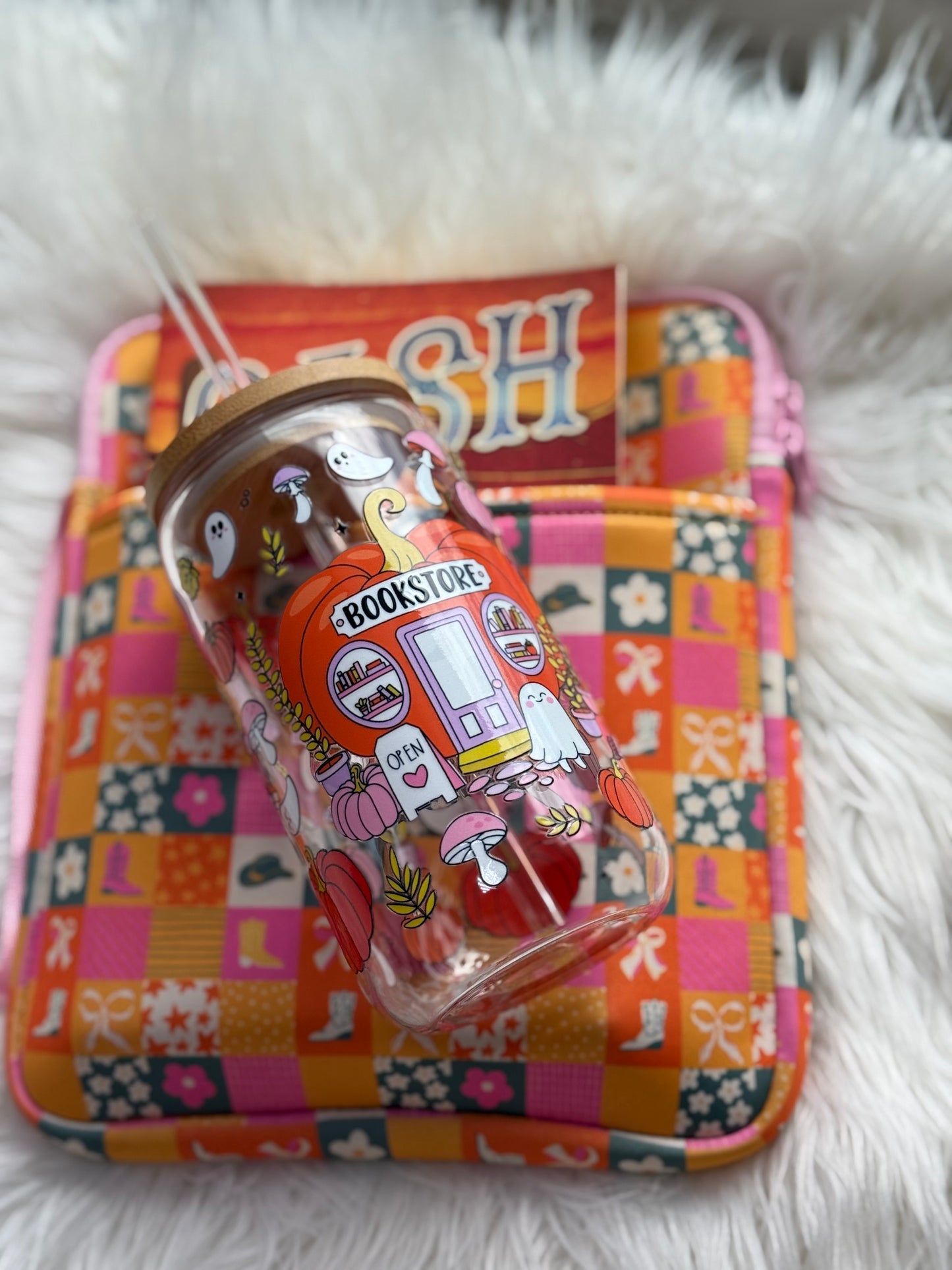 Western Dreamer E-Reader Cozy | Holds Books, Kindle, iPad Mini | Cowgirl Book Sleeve