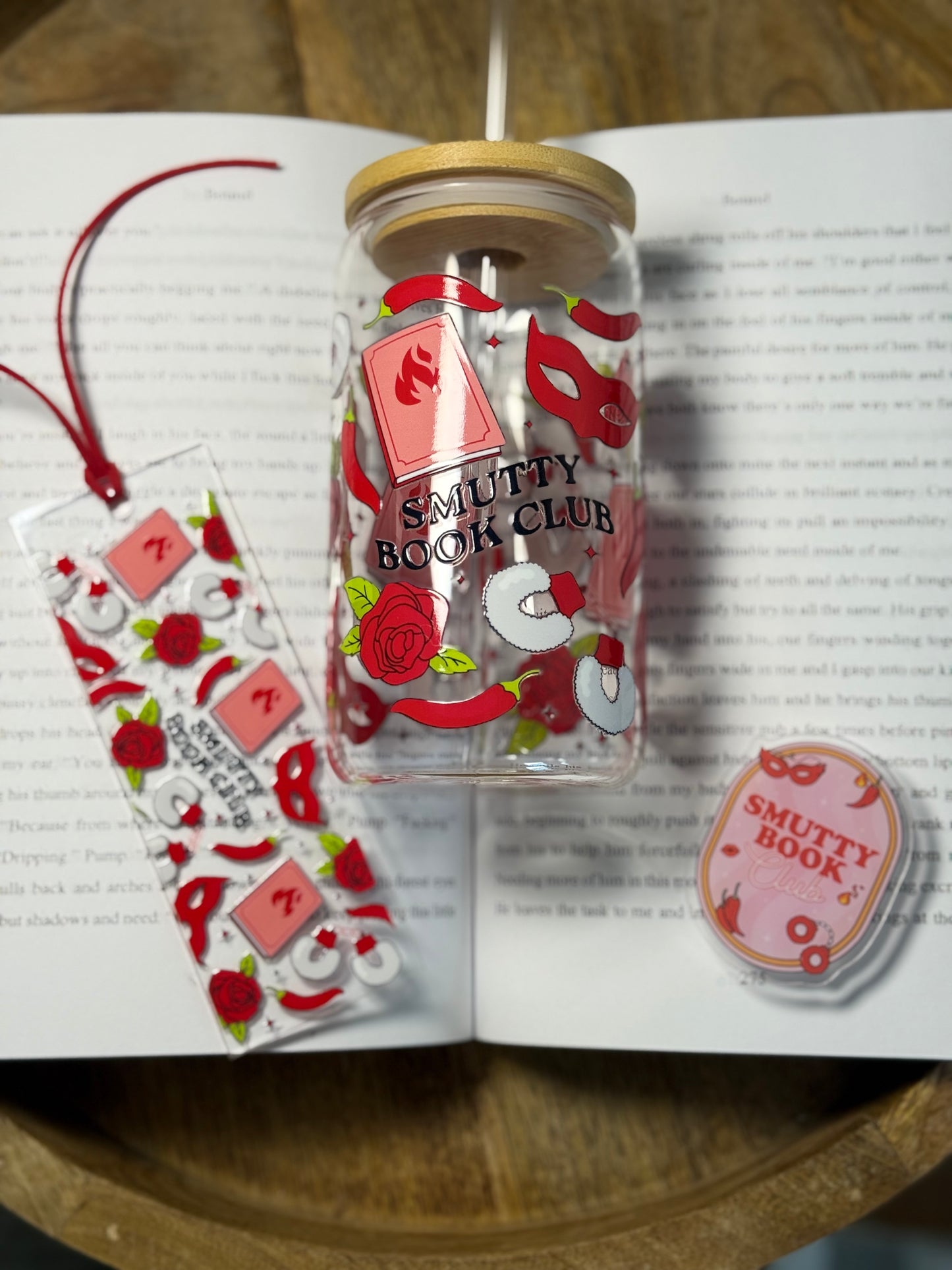 Smutty Book Club🔥 Gift Set – For the Girls Who Read Smut & Sip Pretty