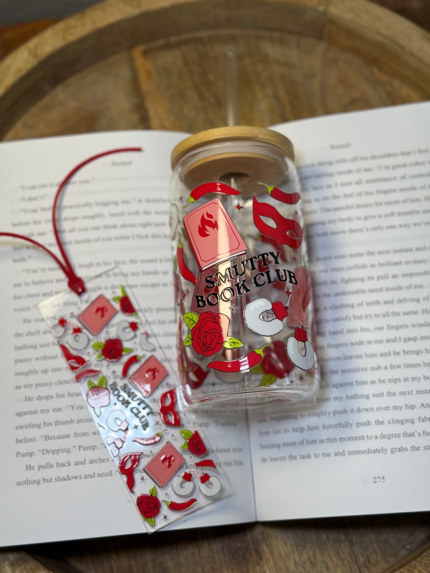 Smutty Book Club🔥 Gift Set – For the Girls Who Read Smut & Sip Pretty