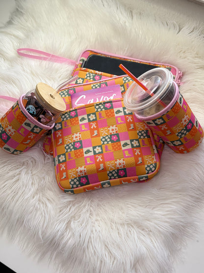 Western Dreamer E-Reader Cozy | Holds Books, Kindle, iPad Mini | Cowgirl Book Sleeve