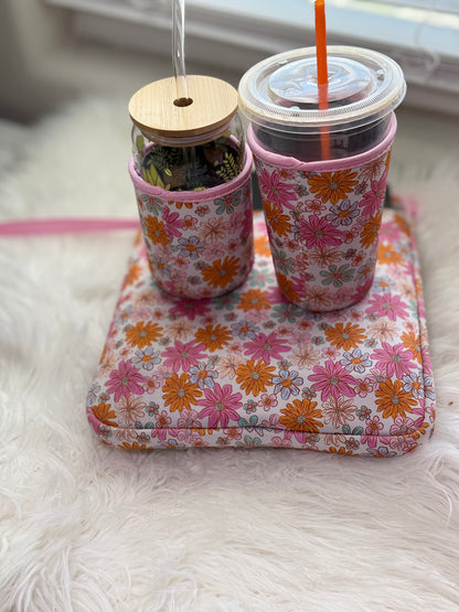 Floral Dream Cozy | Kindle, iPad Mini & Book Sleeve with Wristlet