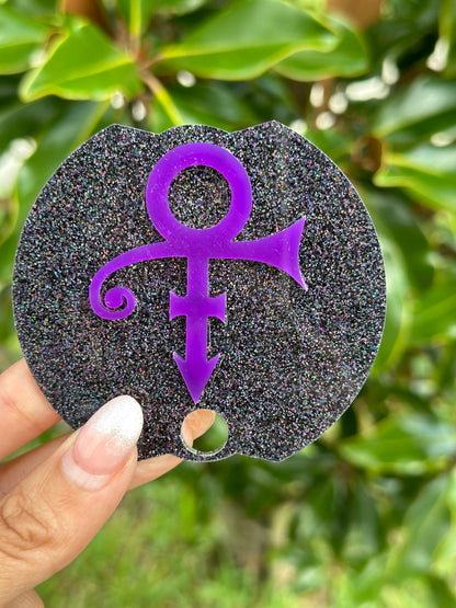 Purple & black  Love symbol name plate and charms set tumbler name plate Tumbler Stanley Name plate, tumbler cup topper tumbler  Accessories