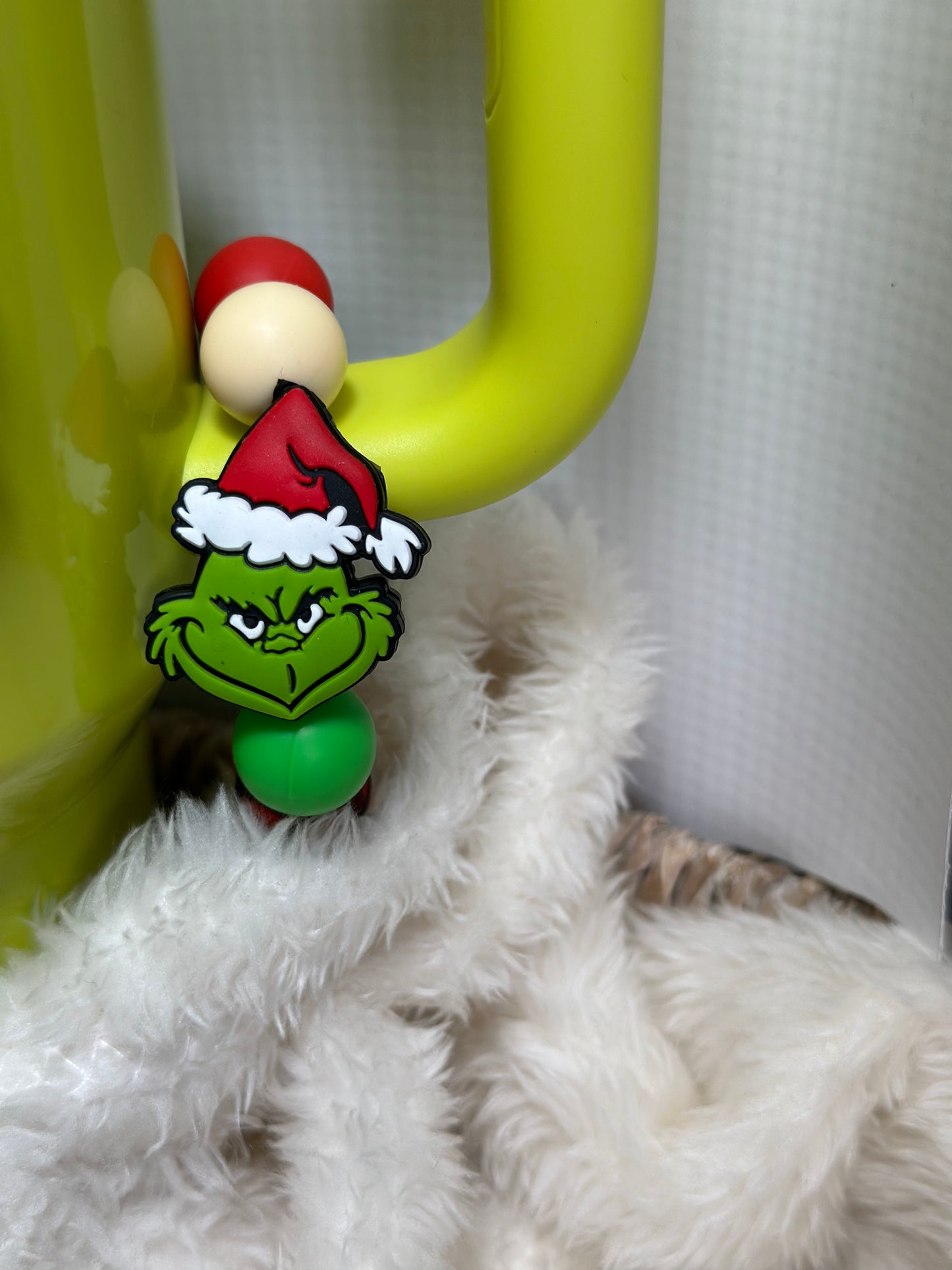 Christmas Green Monster Plaid Tumbler Accessory separate or set