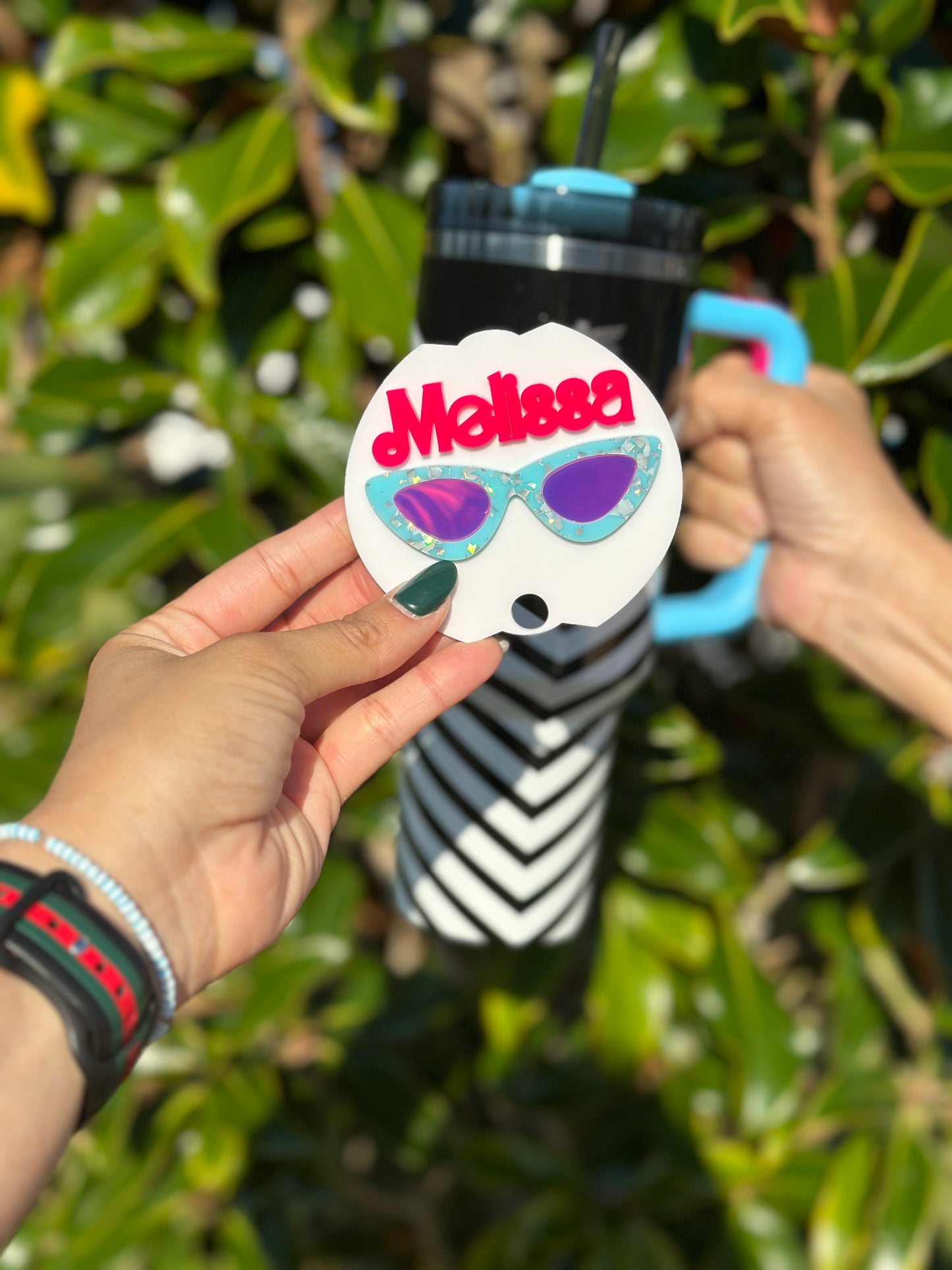 1959 Retro sunglass Barbie |Stanley inspired Topper and Charm set Skinny topper