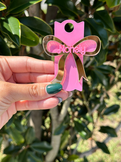 Peach and Cream  Barbie |Stanley inspired Topper and Charm set