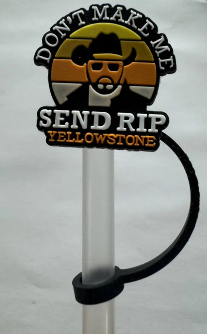 Yellowstone-Inspired Engraved Stanley Tumbler with Accessories