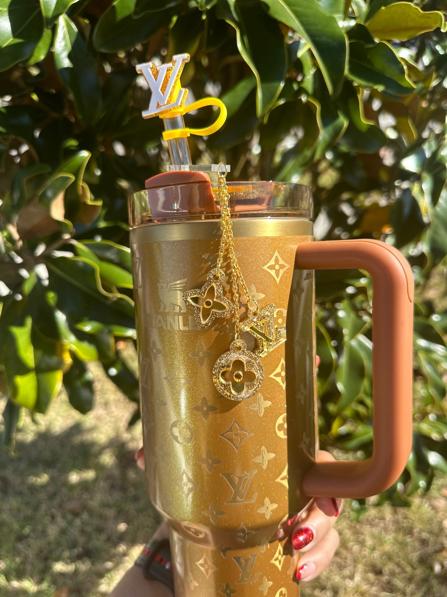 Fancy Designer inspired Tumbler Quencher