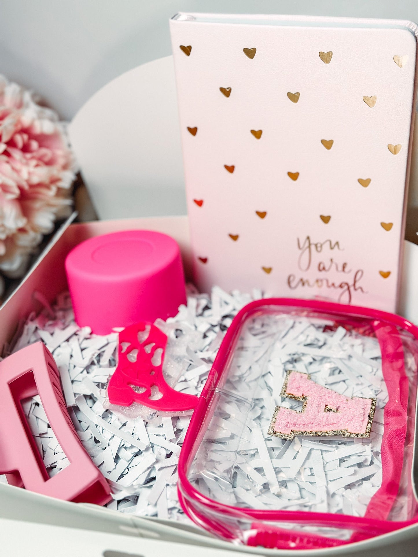 Tumbler accessories gift box Personalized Birthday Gift for Her Friend Gift Box Set for Women Gift  Valentines Day Heart Gift  Mom gift