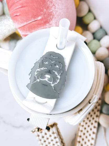 Stanley dog topper Stanley Name Tag Poodle Tumbler Topper Tumbler Name Plate For Dog Lover Gift Stanley Name plate Dog Mama Topper Breed