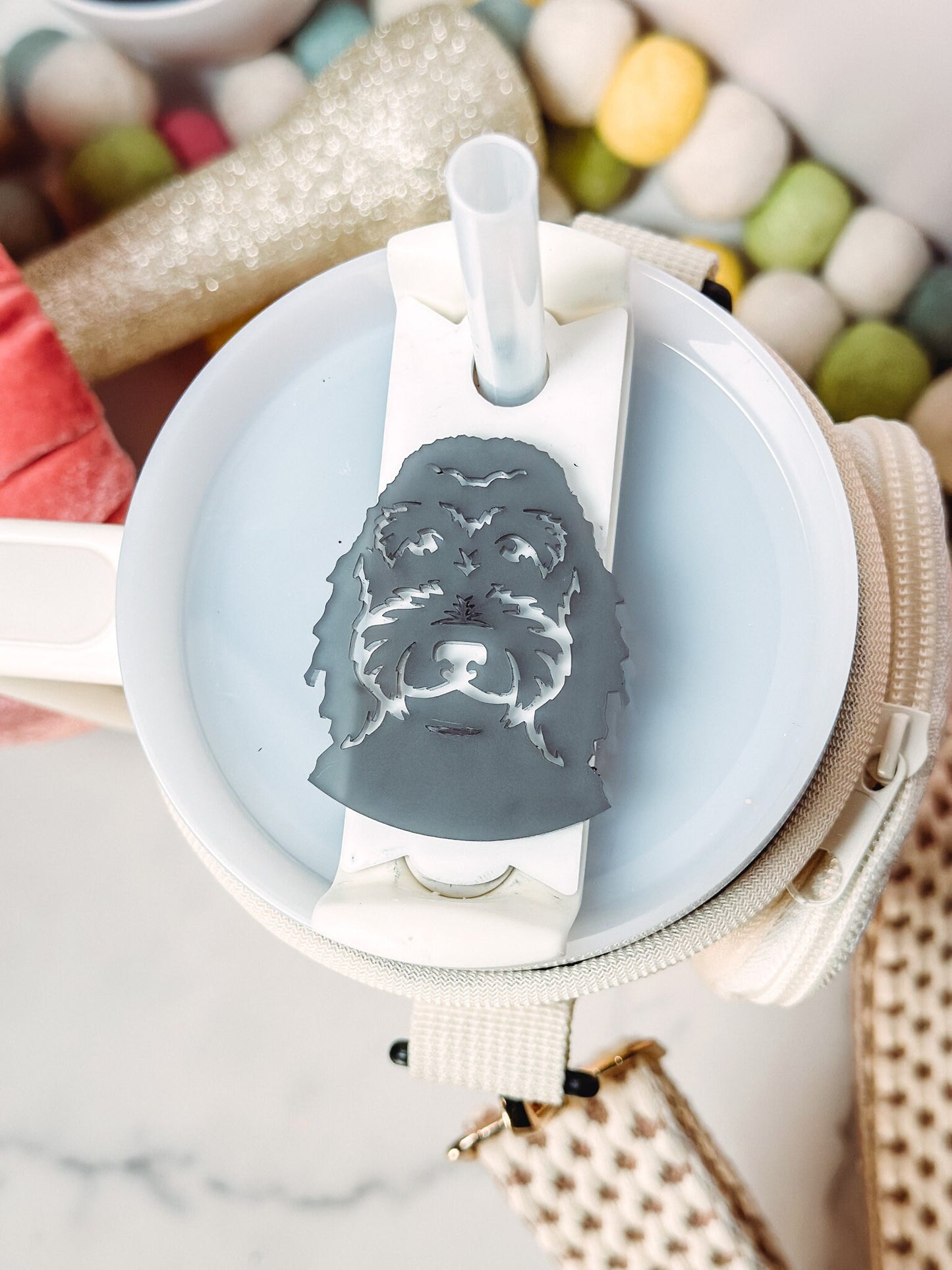 Stanley dog topper Stanley Name Tag Poodle Tumbler Topper Tumbler Name Plate For Dog Lover Gift Stanley Name plate Dog Mama Topper Breed