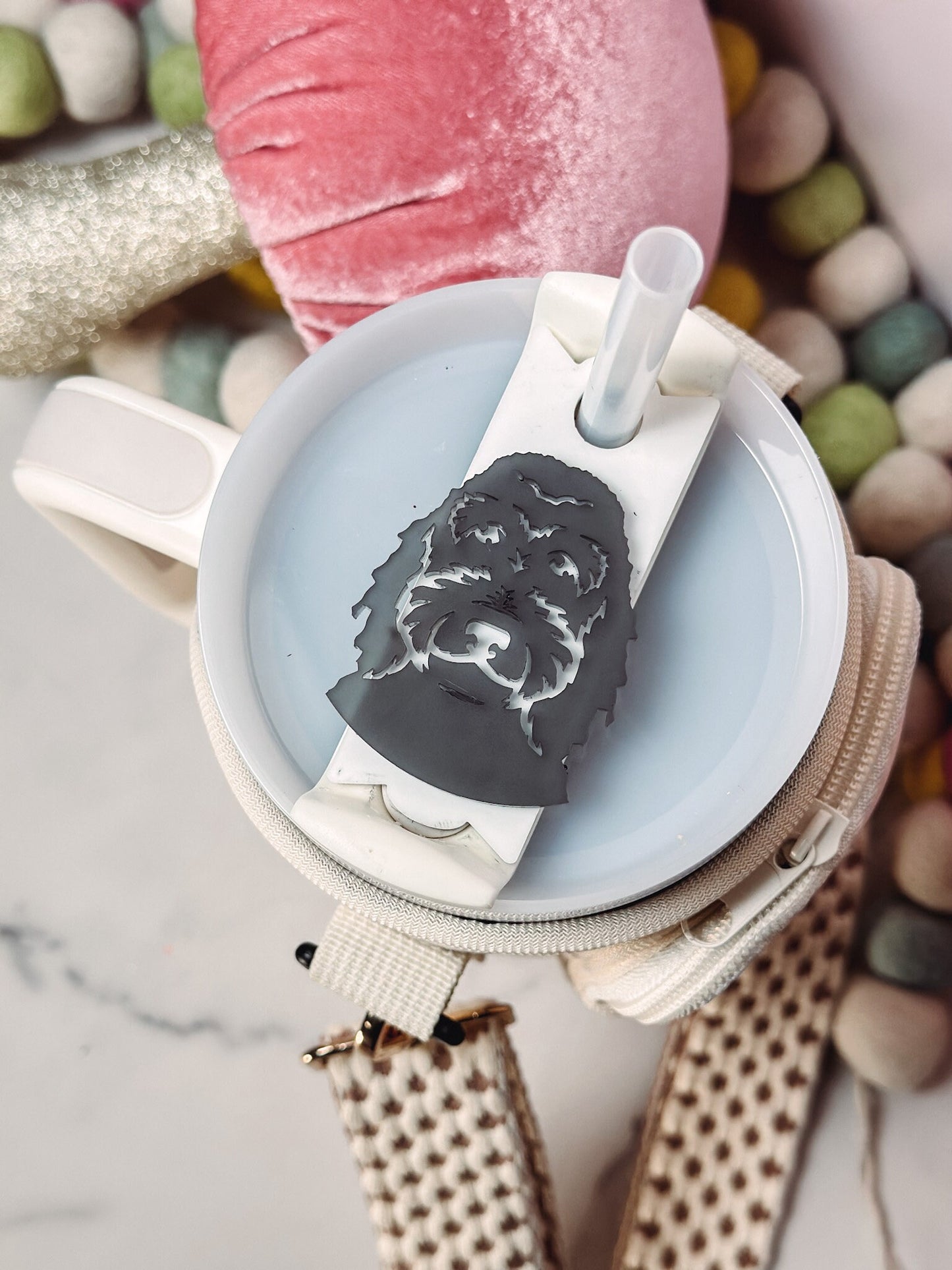 Stanley dog topper Stanley Name Tag Poodle Tumbler Topper Tumbler Name Plate For Dog Lover Gift Stanley Name plate Dog Mama Topper Breed