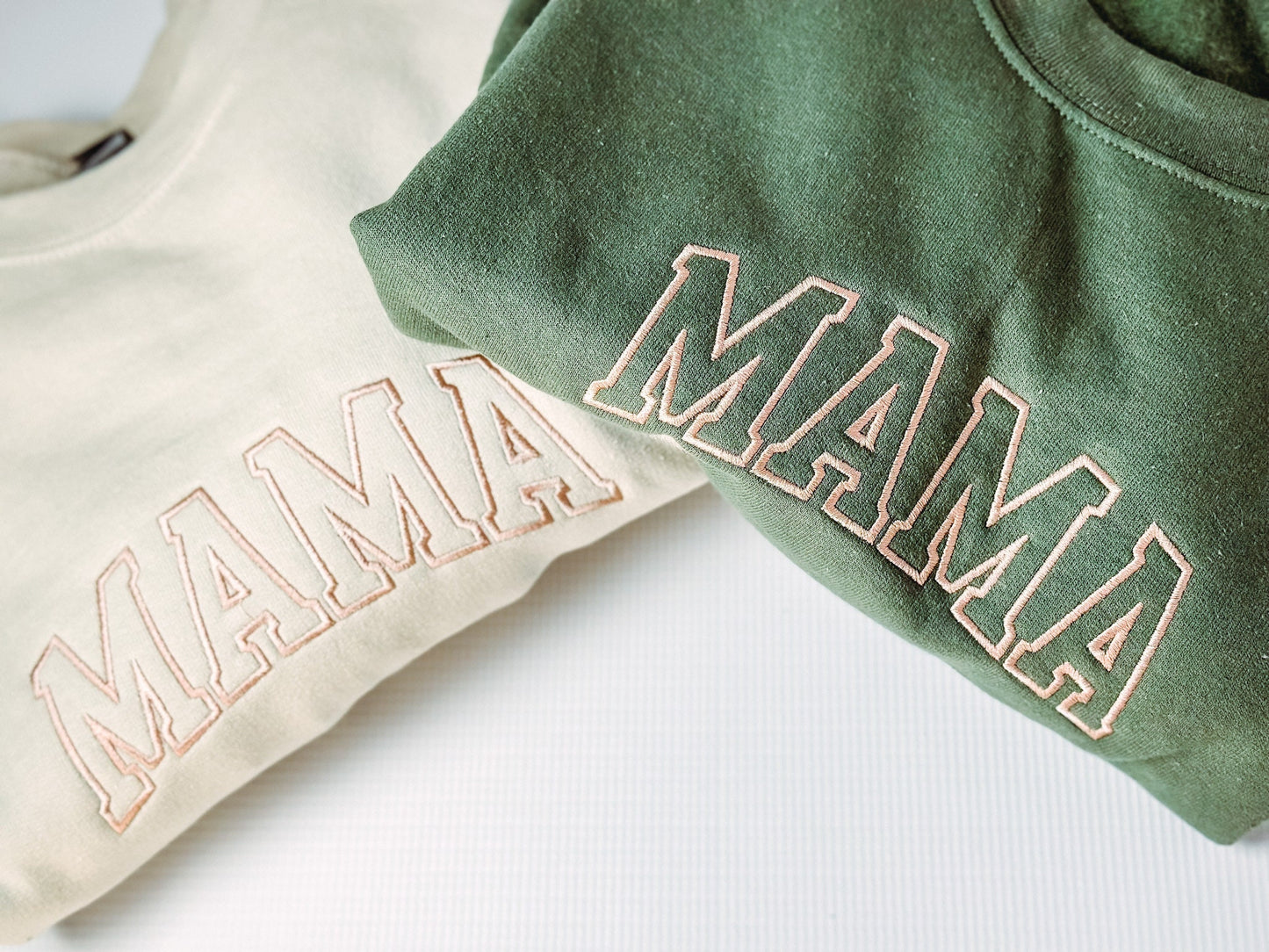 Embroidered Mama Sweatshirt Embroidered mama Crewneck Personalized Gifts Personalized Sweatshirt Trendy Crewnecks for Women Mom Gift for Her