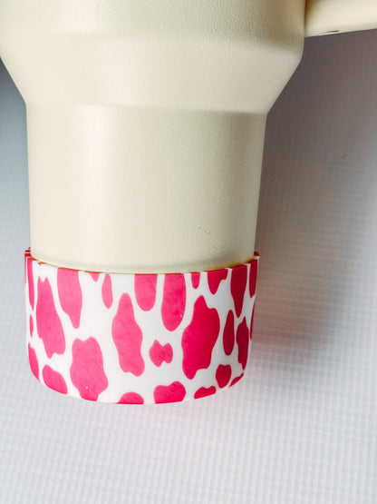Pinted Silicone Boot for tumblers40oz & 30oz  Silicone Boot protector Tumbler Boot Accessories Floral Silicone Boot bear Silicone Boot