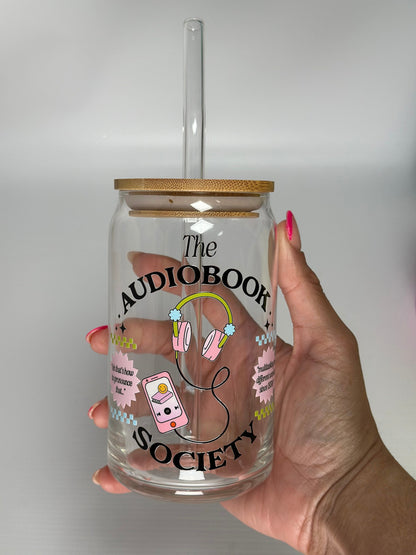 The Spice Glass Cup square glass up w/ Bamboo Lid & Straw coffee cup  glass cup bookish booktok  spicy book smut gift ideas