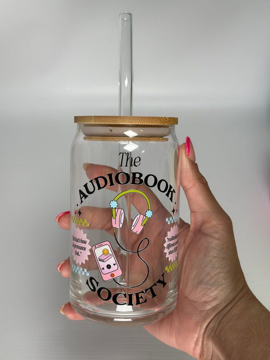 The Spice Glass Cup square glass up w/ Bamboo Lid & Straw coffee cup  glass cup bookish booktok  spicy book smut gift ideas