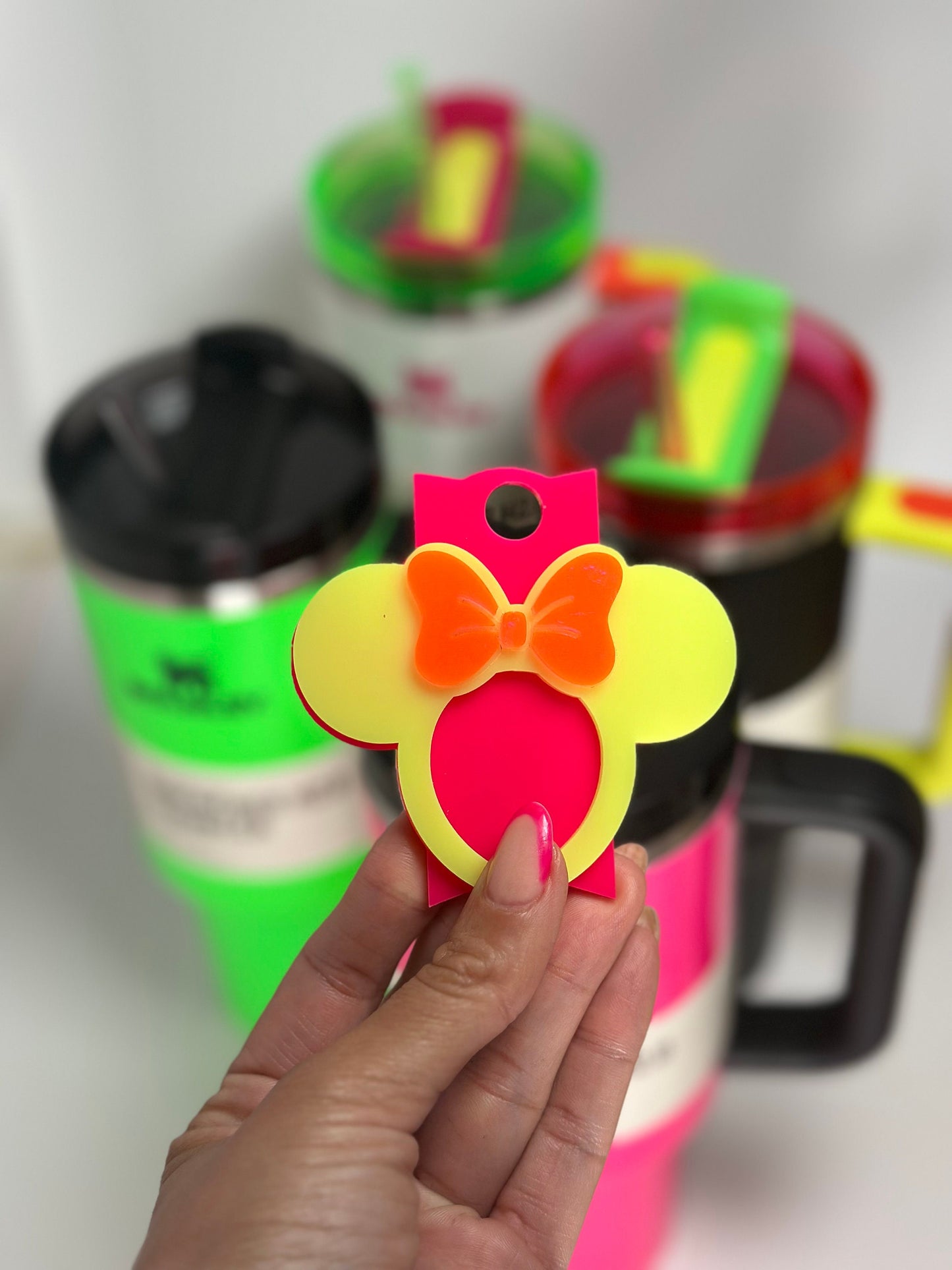 Personalized Name Plate for Tumbler Custom Tumbler Topper tumbler 30oz 40oz Lids H2.0 Alien Blue  name tag Blue Alien Tumbler Name Plate