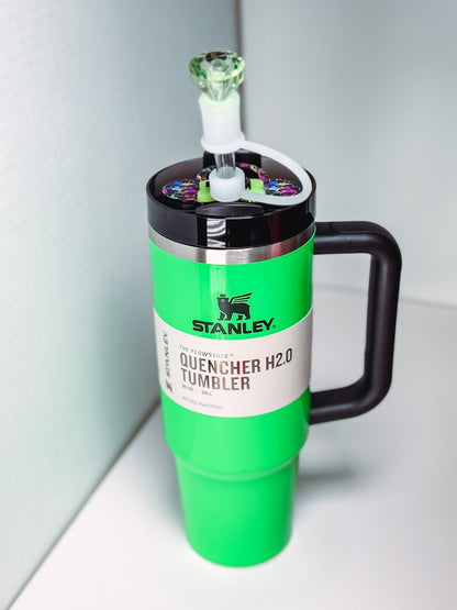 Straw Topper Cover Diamond Edition Topper  Straw topper for tumbler 40oz silicone straw cap topper