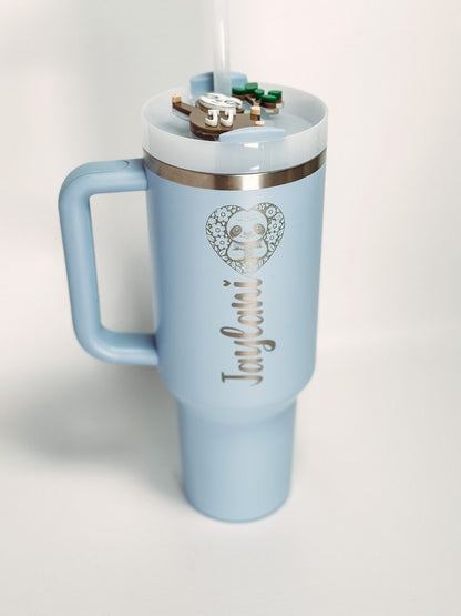 Personalized Engraving On tumbler  Cup Quencher Tumbler 20oz 30oz 40oz Custom Text Name Laser Engraved 40 oz tumbler gift set for mom