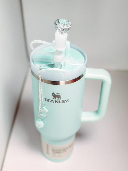 Straw Topper Cover Diamond Edition Topper  Straw topper for tumbler 40oz silicone straw cap topper