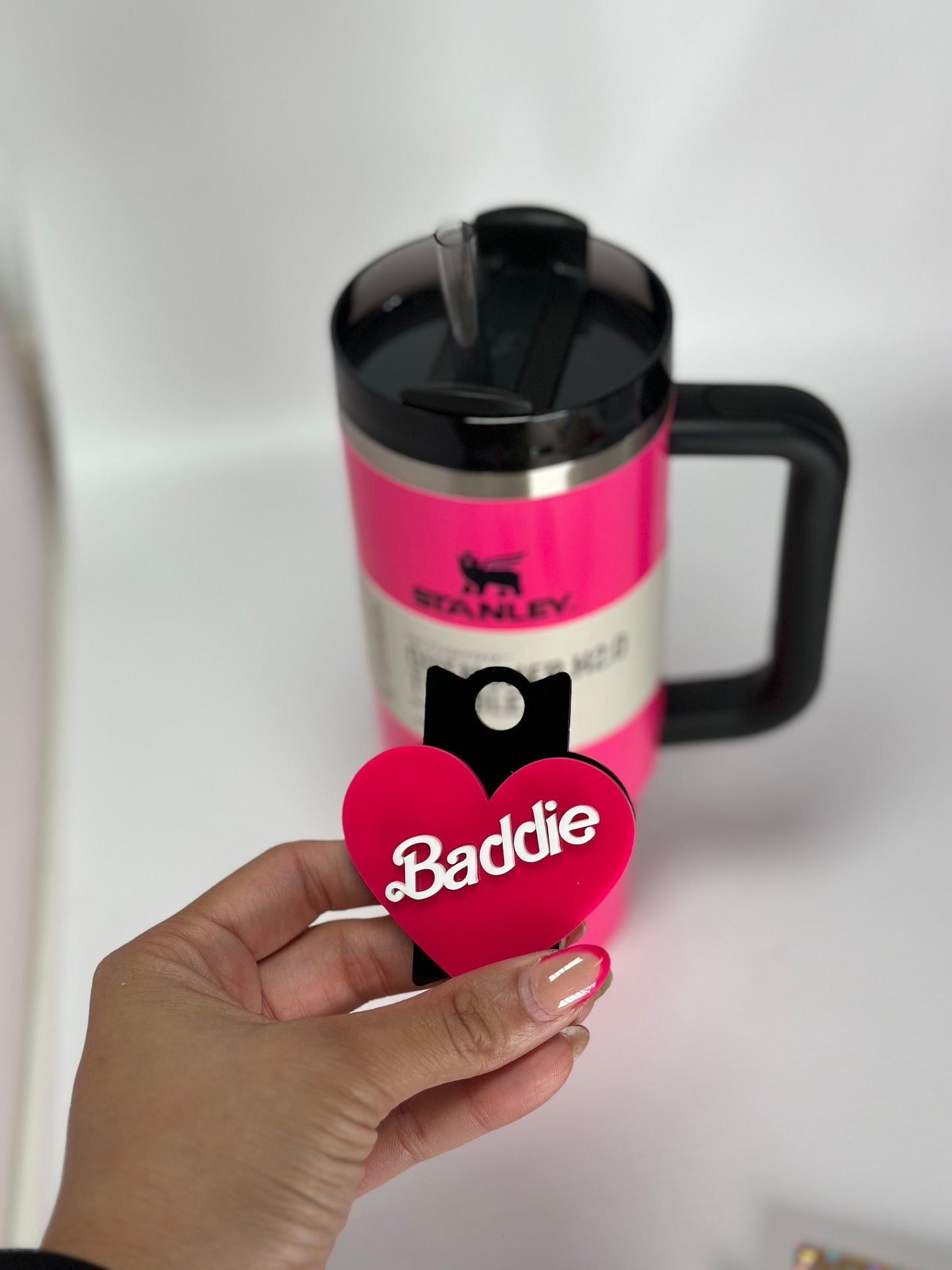 Personalized Tumbler Lid Girly Name Plate Tumbler topper Tumbler Accessories Cup Accessories tumbler name tag Name Topper Tumbler Name Tag