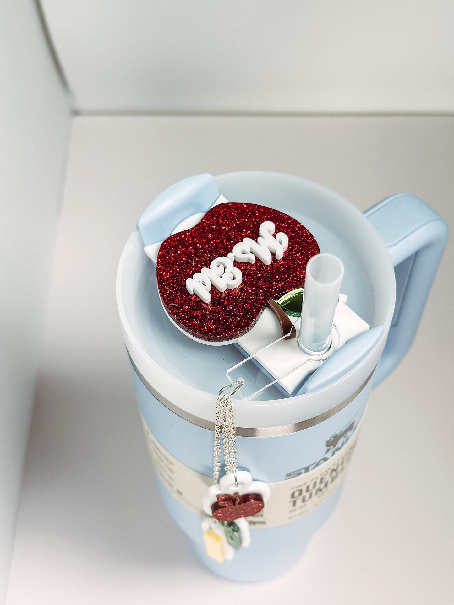 Teacher tumbler Topper Pencil Tumbler Teacher Name Plate Pencil Tumbler Name Tag Cup Accessories  Teacher Gift  Teacher Appreciation Charms