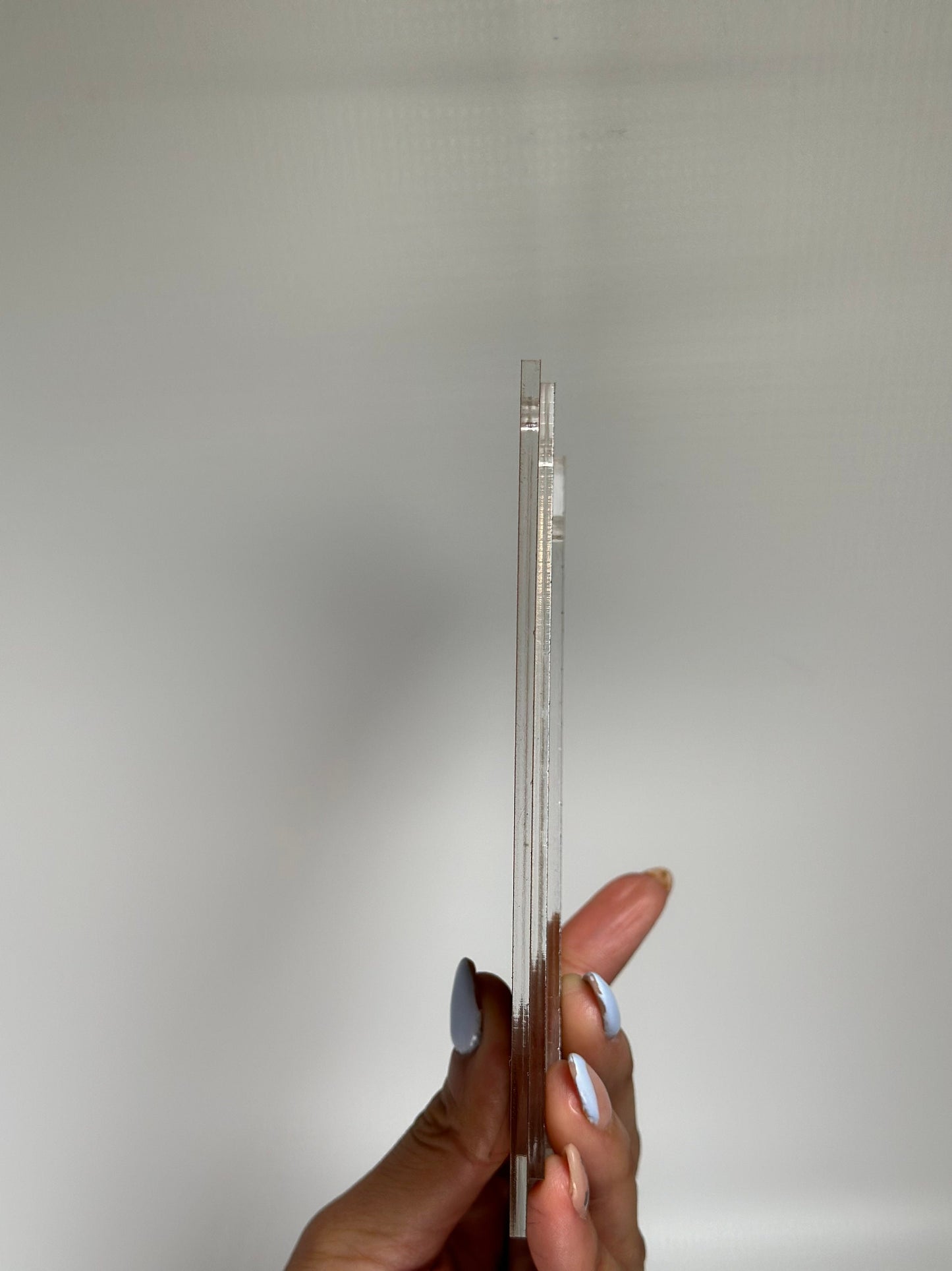 Clear Acrylic Bookmark Blanks with Circle Cutout - (Set of 5), 2" x 5.5"