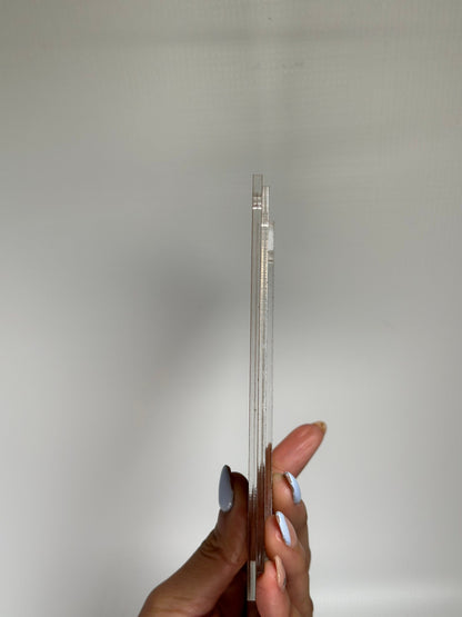 Clear Acrylic Bookmark Blanks with Circle Cutout - (Set of 5), 2" x 5.5"