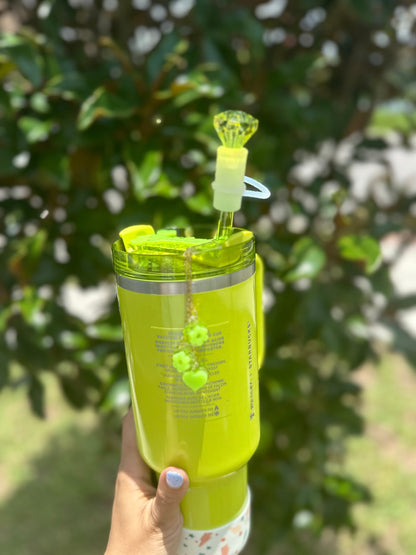 Personalization name plate flower Topper name plate personalization tumbler name tag daisy tumbler Name tag set gift for tumbler lover