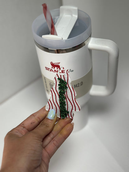 Christmas Cake tumbler cup Topper  H2.0 Stanley Cup Topper Custom Cup Topper/ Tumbler Tag Christmas topper