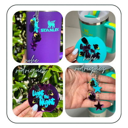 Summer Tumbler Topper  tumbler Name Plate  best day ever Name Tag tumbler name tag accessory name plate firefly topper summer stanley topper