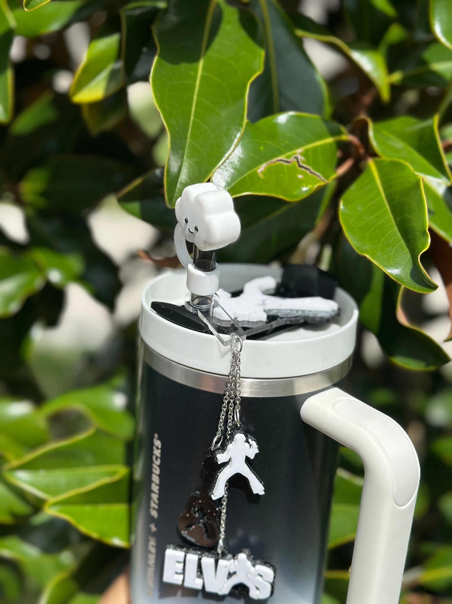 The King of rock and roll name plate and charms set tumbler name plate Tumbler Stanley Name plate, tumbler cup topper tumbler  Accessories