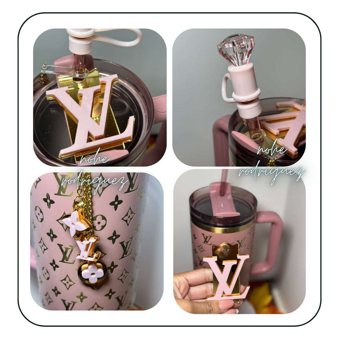 Luxury-Inspired Boot Tumbler Accessory Set